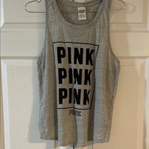 Gray PINK Tank Top by Victoria's Secret